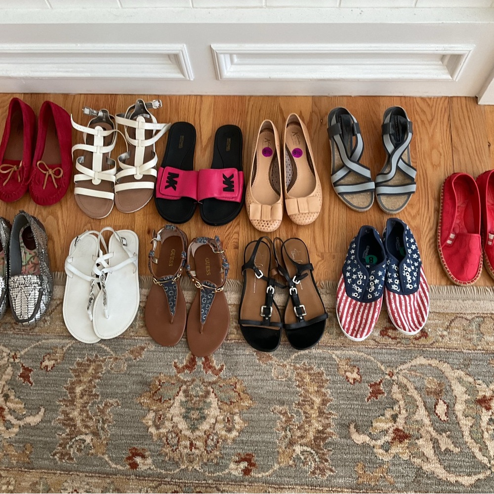 Woman’s Summer Shoes - 11 pairs